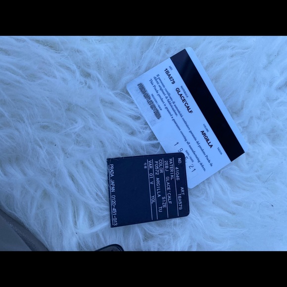 🚫SOLD🚫Authentic Prada Grey Leather Tote - Picture 16 of 16